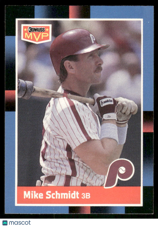 1987 Donruss MVP Mike Schmidt #BC-4 Baseball
