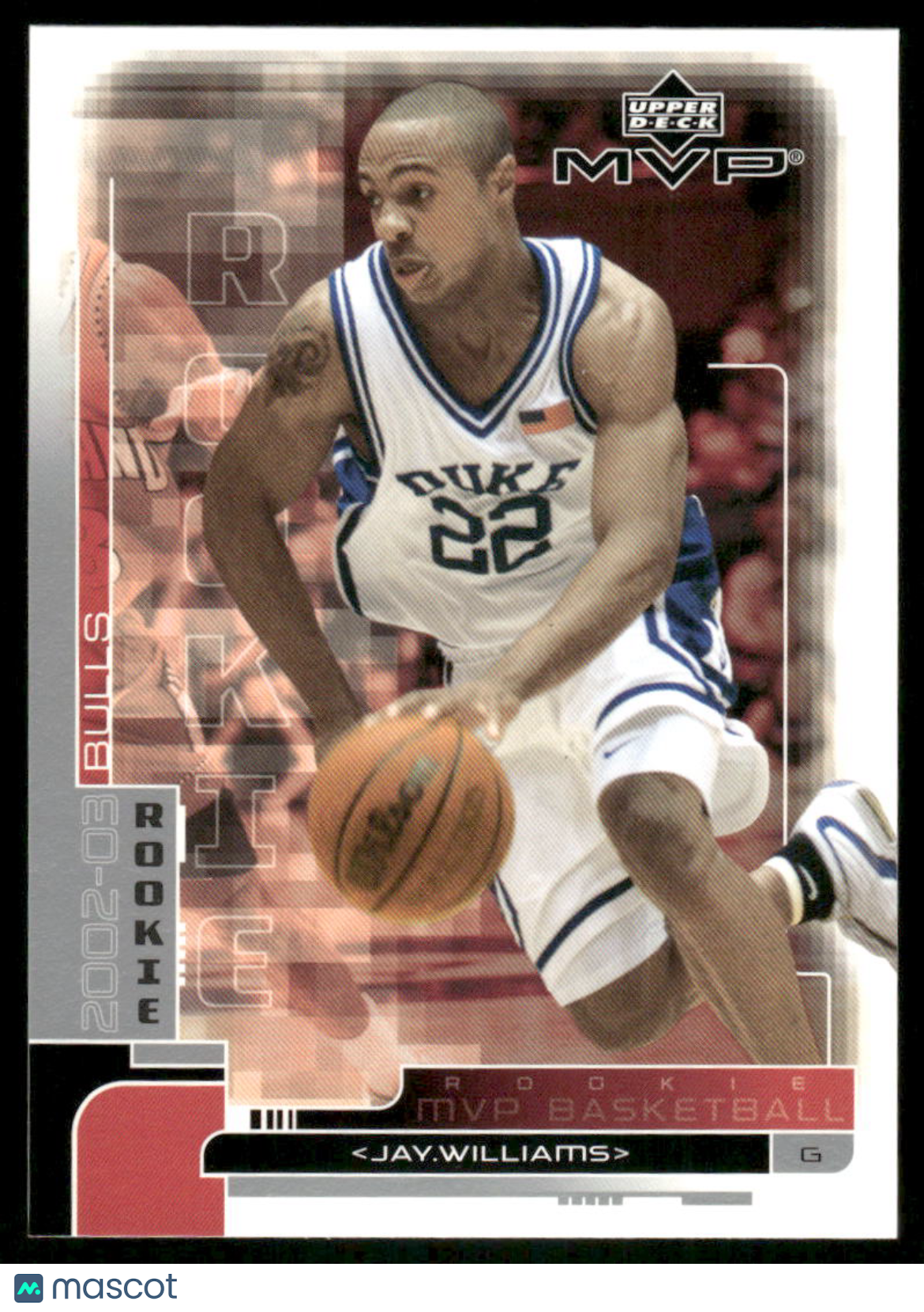 2002-03 Upper Deck MVP Jay Williams #192 Basketball
