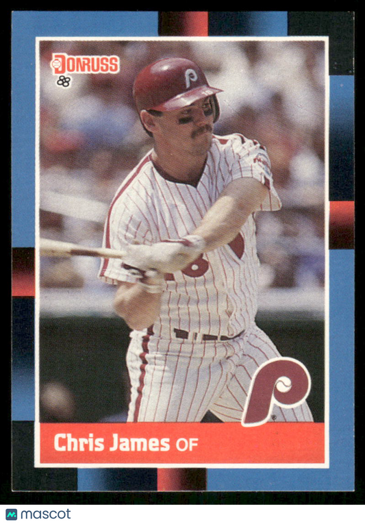 1987 Donruss Chris James #453 Baseball