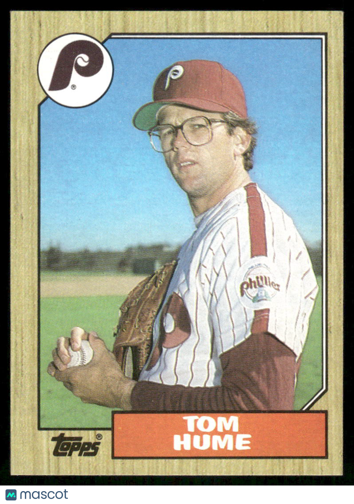 1987 Topps Tom Hume #719 Baseball