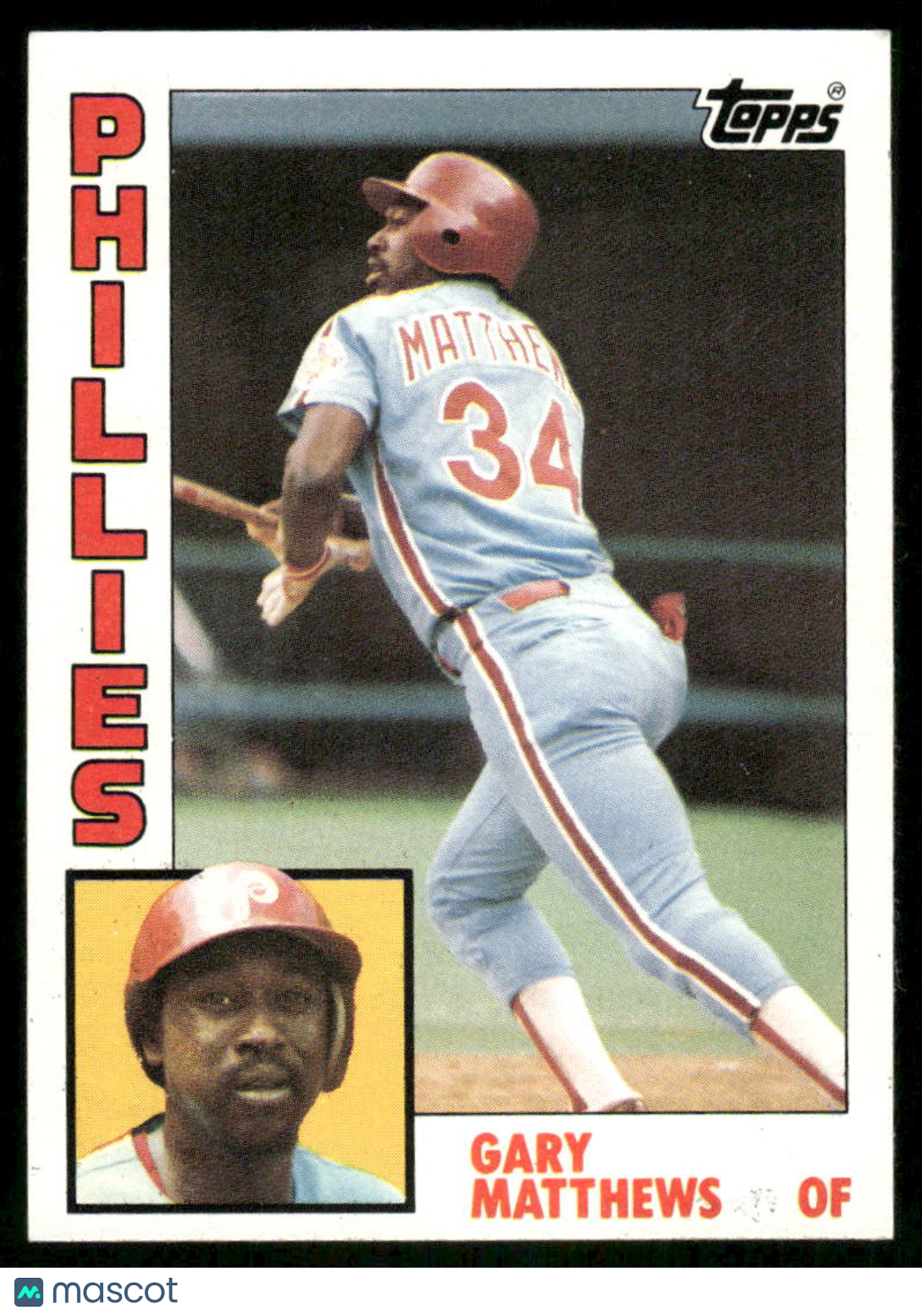 1984 Topps Gary Matthews #70 Baseball