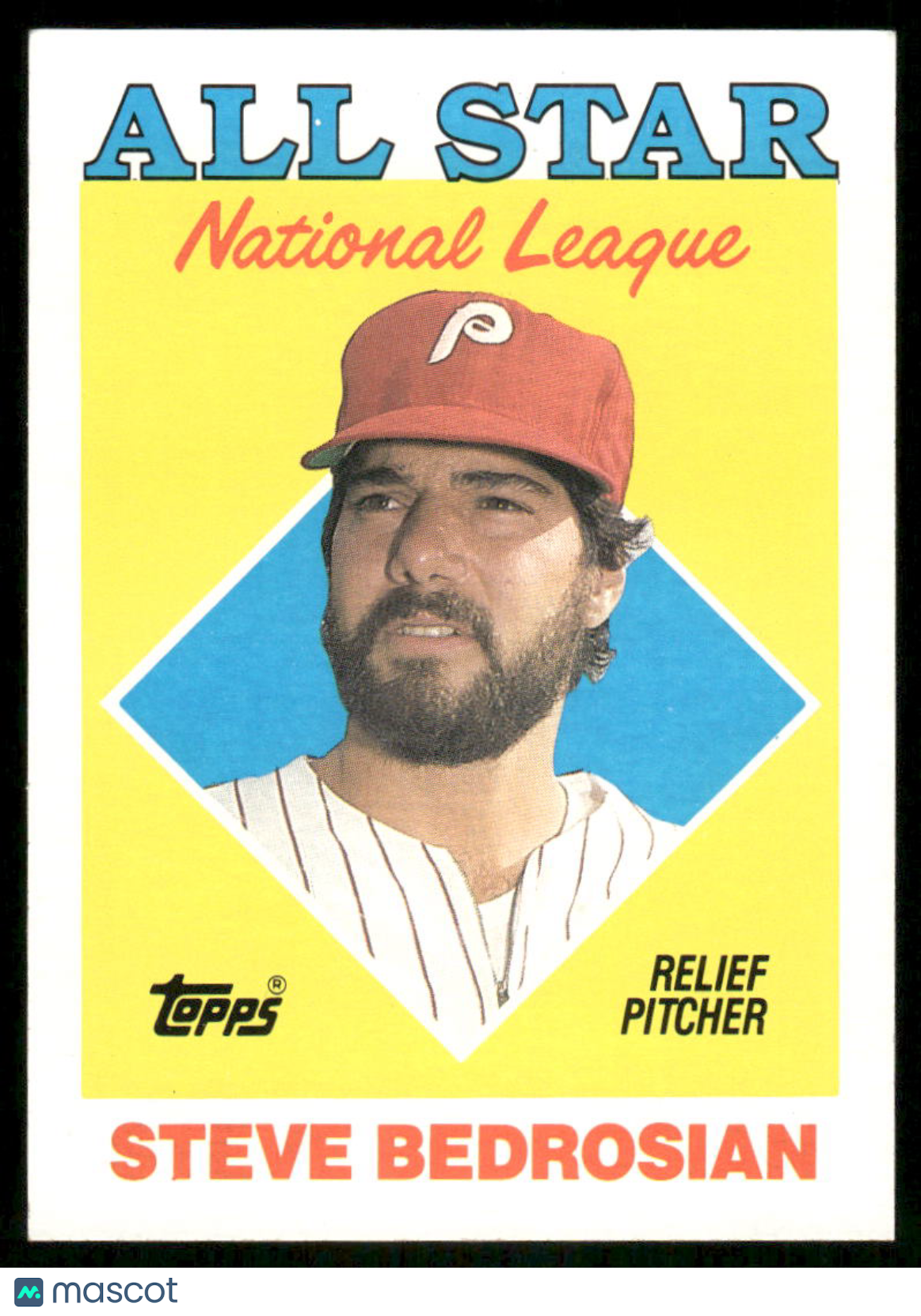 1988 Topps All Star National League Steve Bedrosian #407 Baseball
