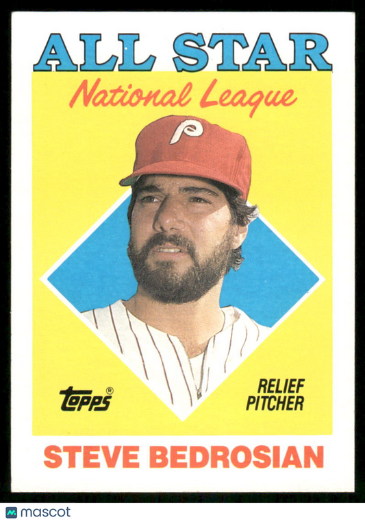 1988 Topps All Star National League Steve Bedrosian #407 Baseball