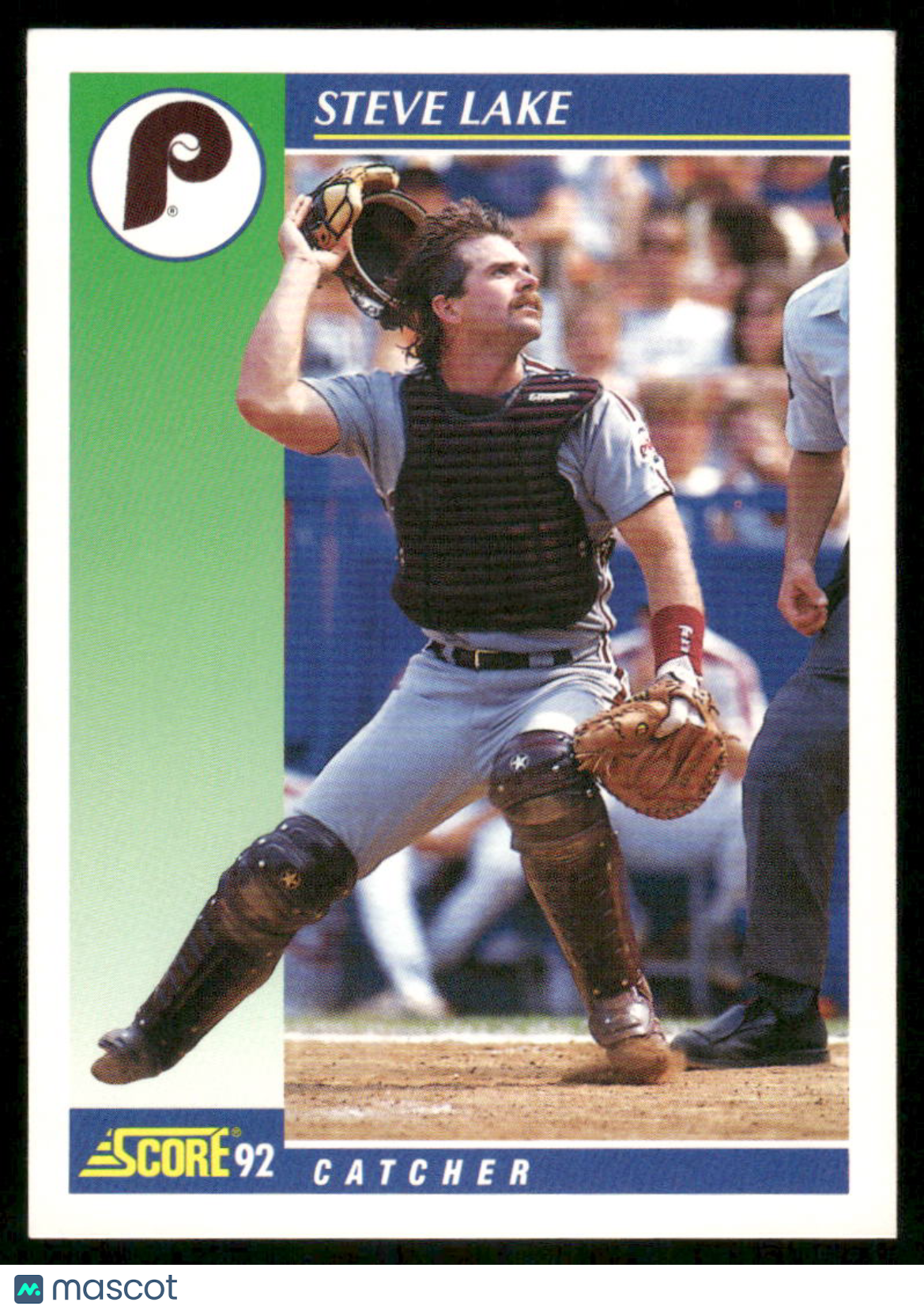 1992 Score Steve Lake #467 Baseball