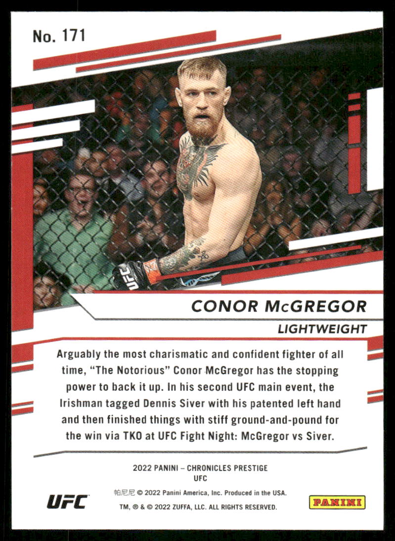 2022 Panini Prestige Conor McGregor #171 MMA