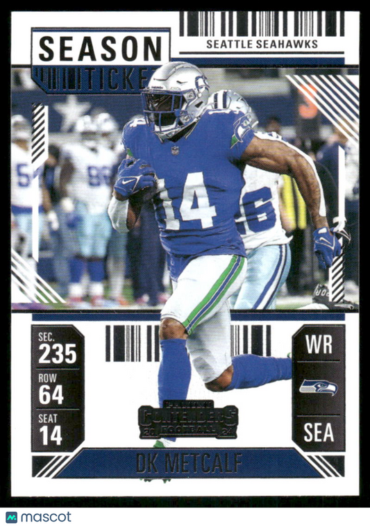 2025 Panini Contenders DK Metcalf #91 Football