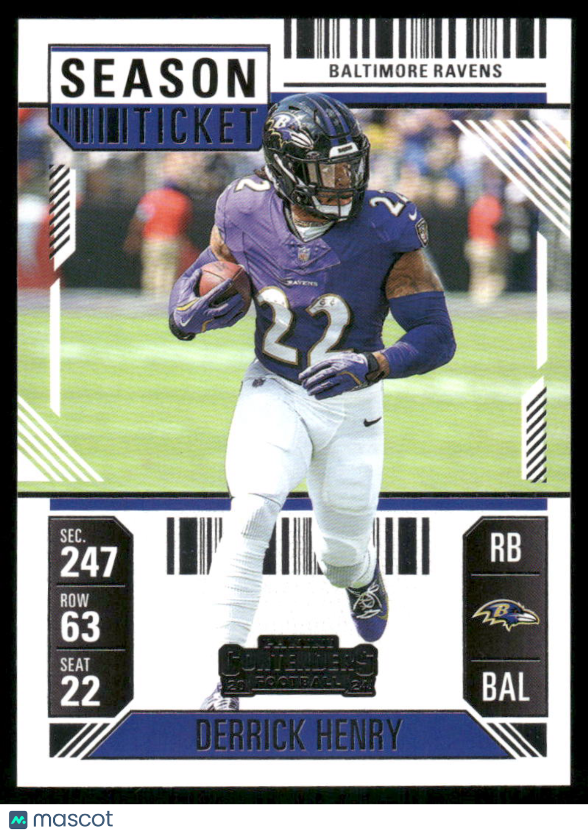 2023 Panini Contenders Football Derrick Henry #9 Football