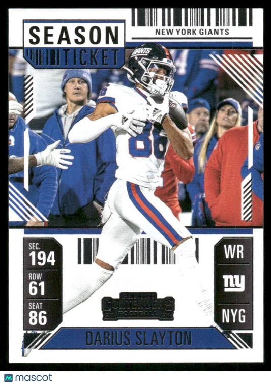 2025 Panini Contenders Football Darius Slayton #75 Football