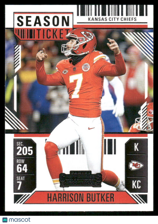 2025 Panini Contenders Football Harrison Butker #49 Football
