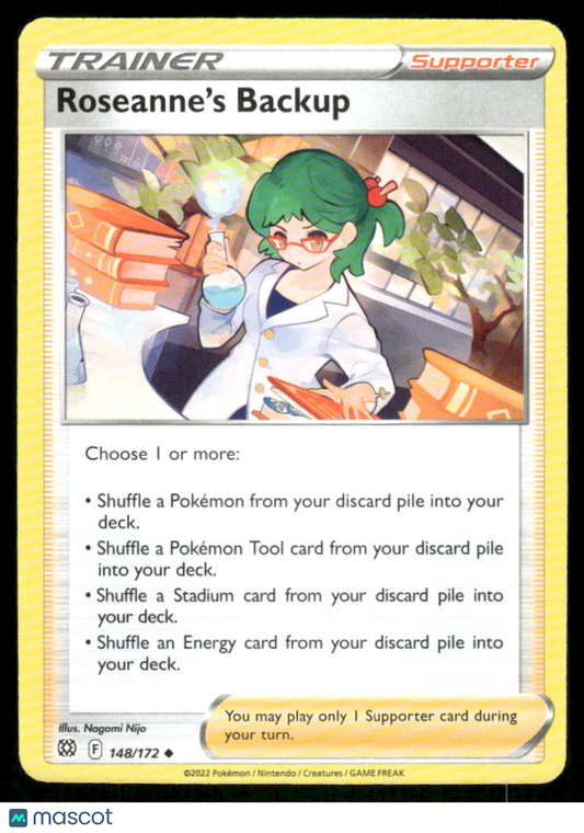 Pokemon Roseanne’S Backup #148/172 2022 Brilliant Stars