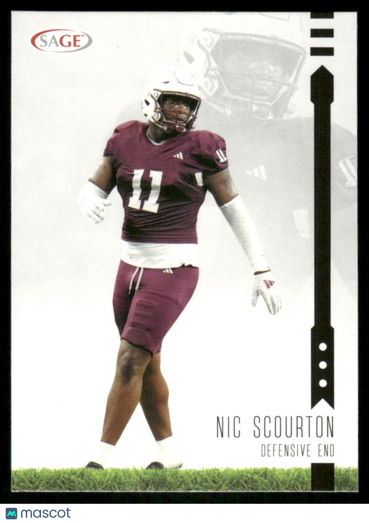 2024 SAGE Nic Scourton #185 Football