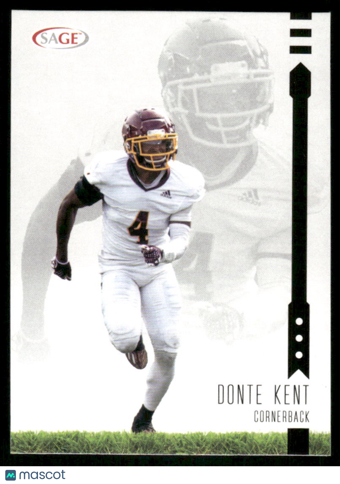 2021 SAGE Donte Kent #133 Football