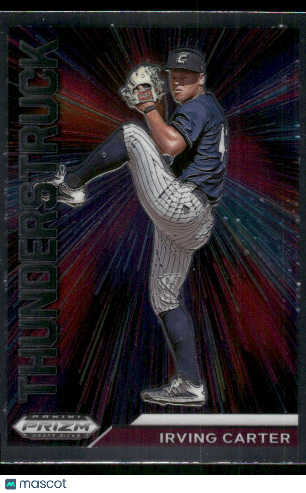2021 Panini Prizm Draft Picks Thunderstruck Irving Carter #T-IC Baseball