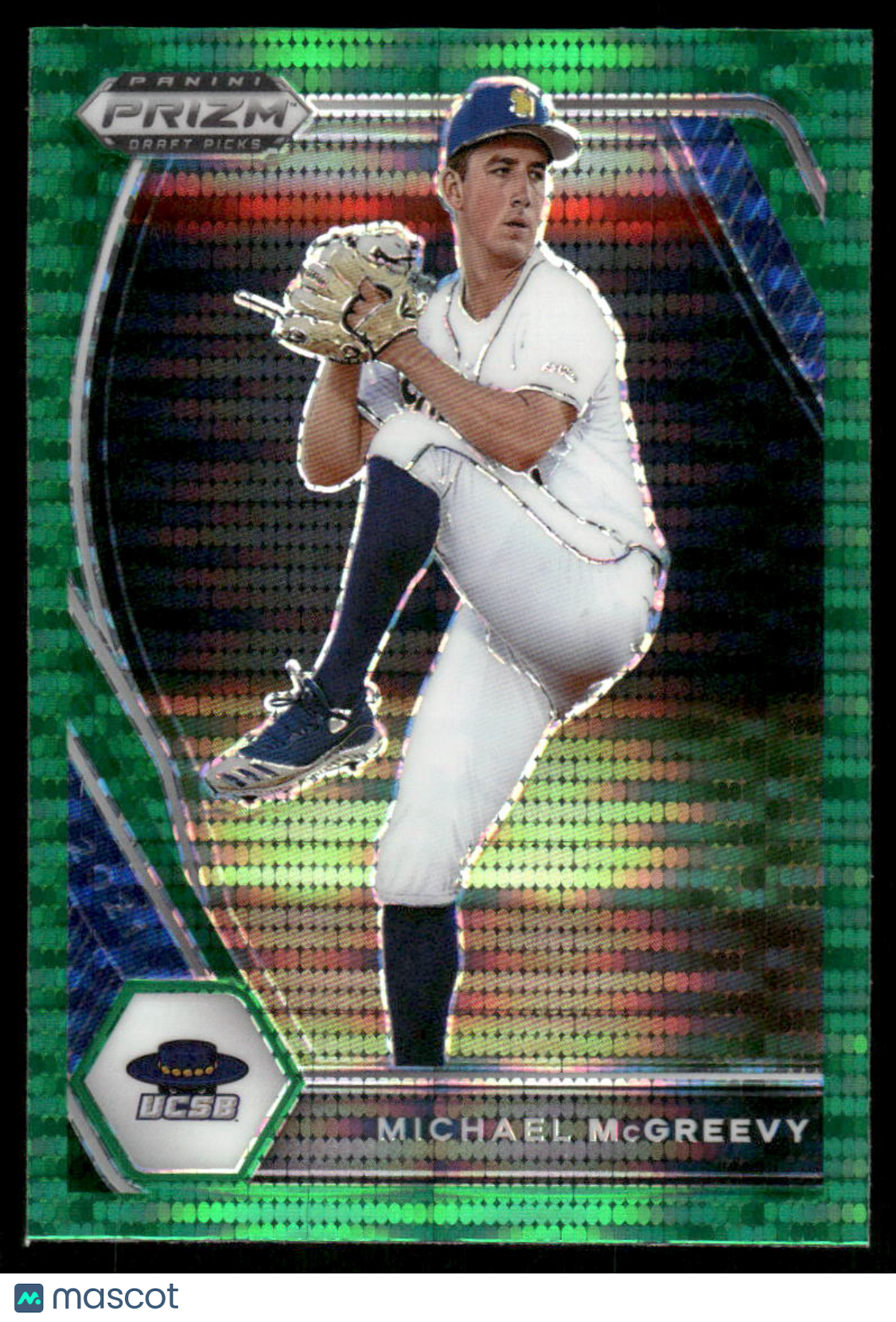 2021 Panini Prizm Draft Picks Michael McGreevy #PDP18 Green Baseball