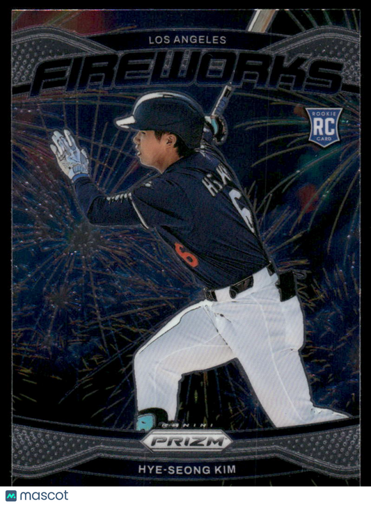 2025 Panini Prizm Fireworks Hye-Seong Kim #14 RC Baseball