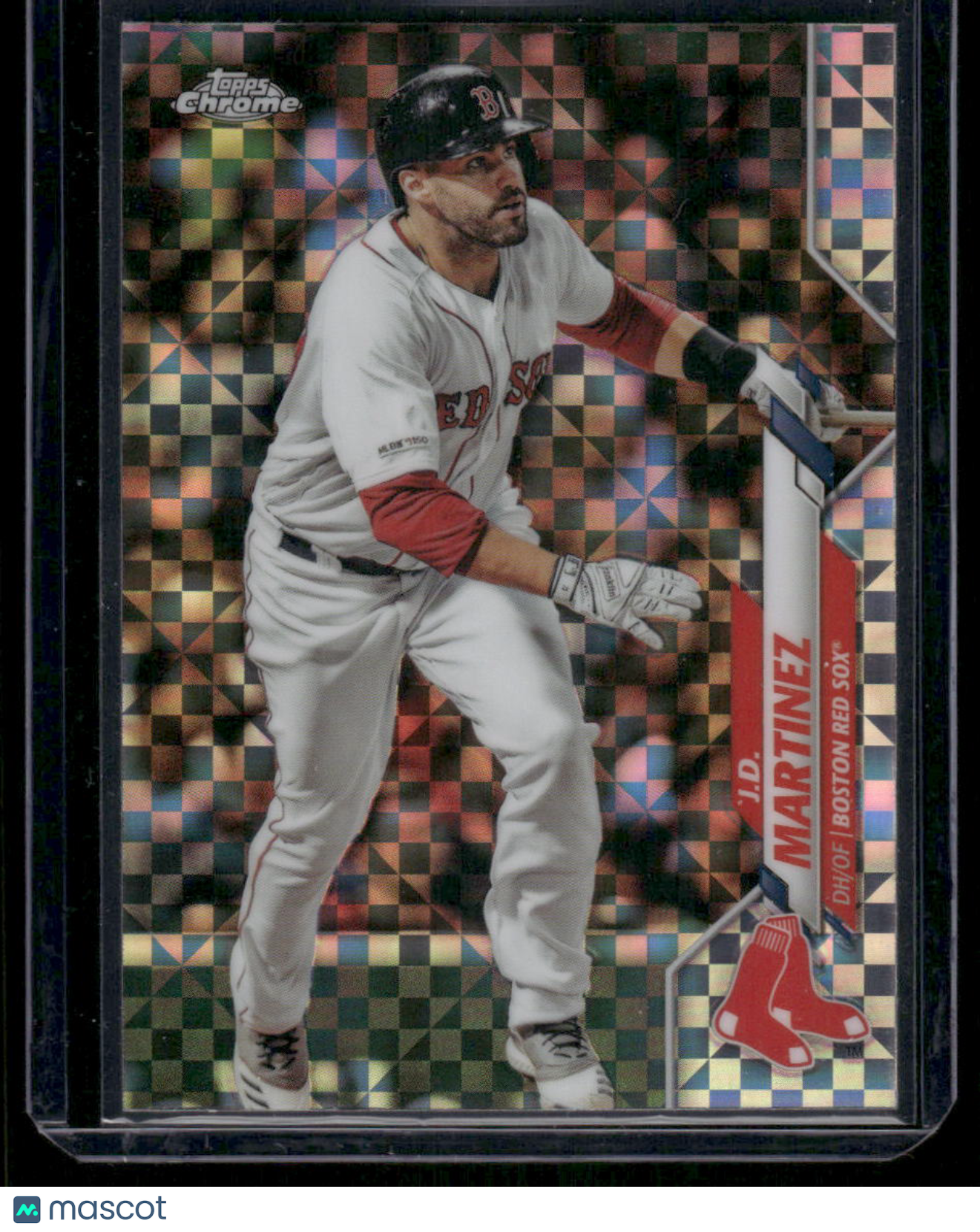 2020 Topps Chrome J.D. Martinez #189 Refractor Baseball