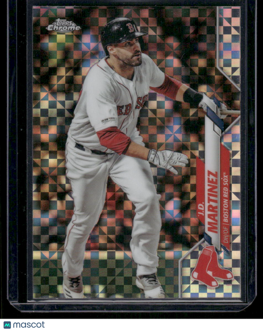 2020 Topps Chrome J.D. Martinez #189 Refractor Baseball