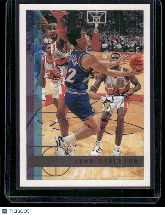 1997 Topps John Stockton #8 Basketball