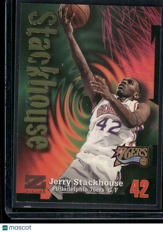 1997-98 SkyBox Z-Force Jerry Stackhouse #84 Basketball