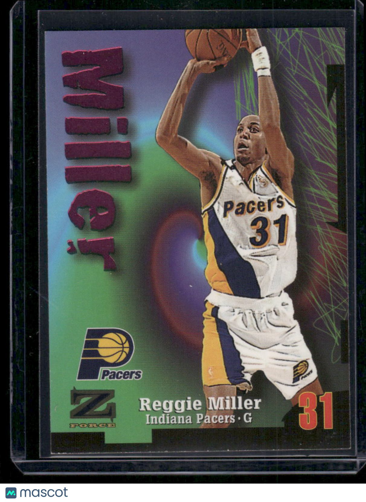 1997-98 SkyBox Z-Force Reggie Miller #31 Basketball