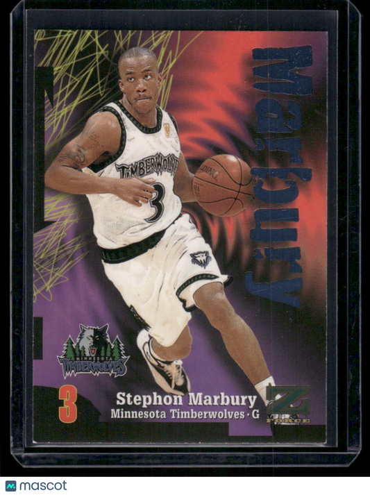 1997-98 SkyBox Z-Force Stephon Marbury #3 Basketball