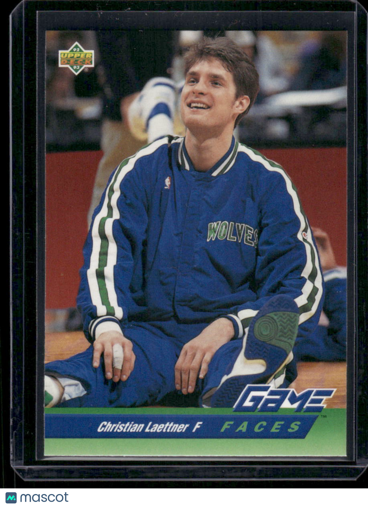 1993 Upper Deck Game Faces Christian Laettner #494 Basketball