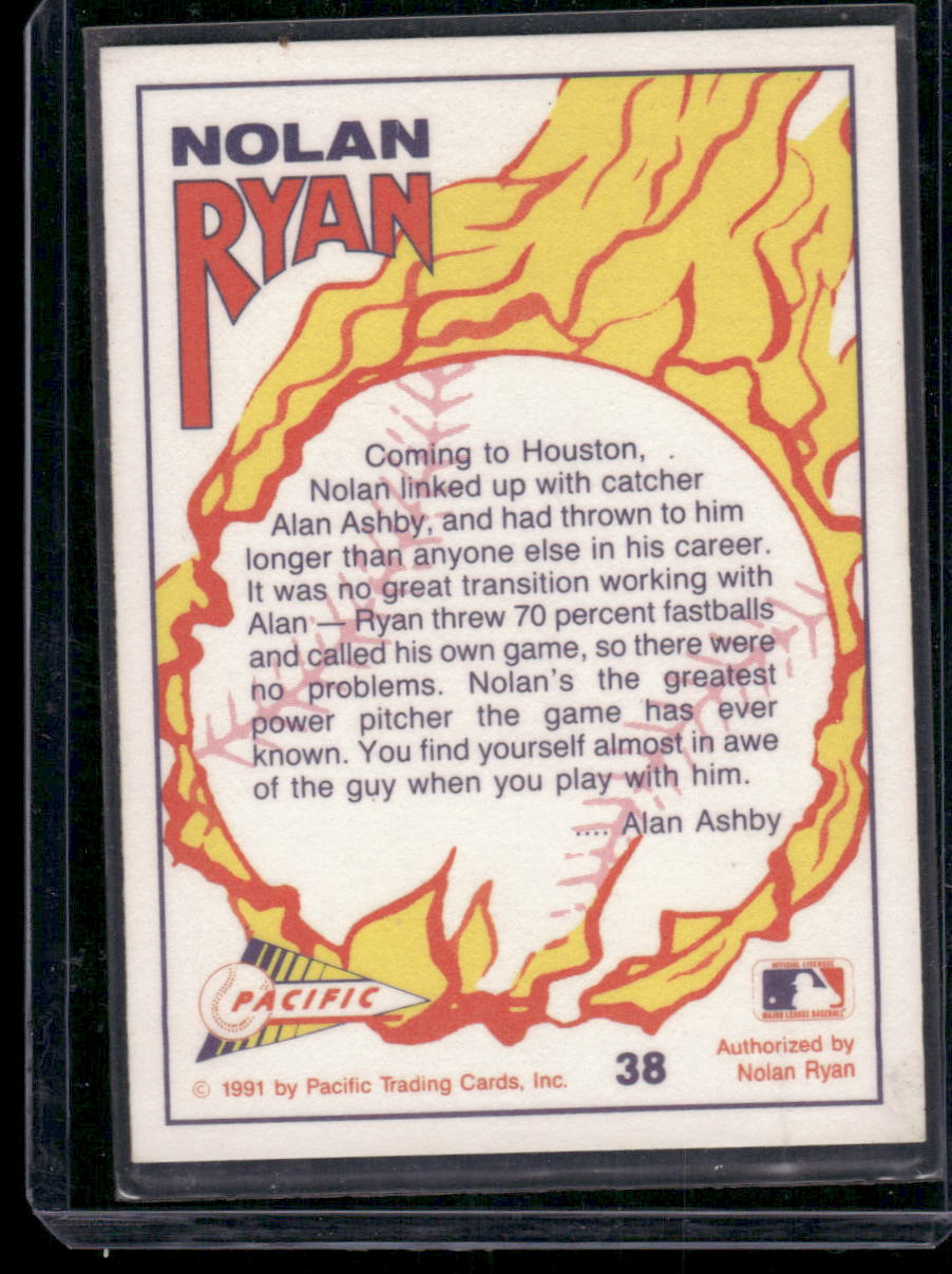1991 Pacific Nolan Ryan #38 Baseball