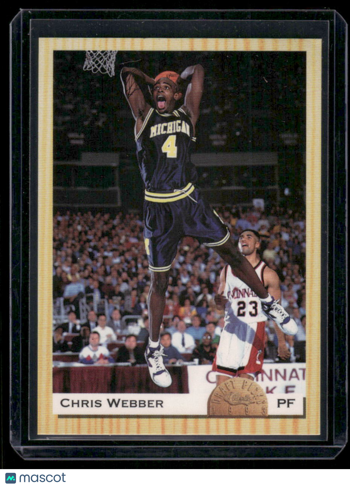 1993 Classic Chris Webber #1 Basketball