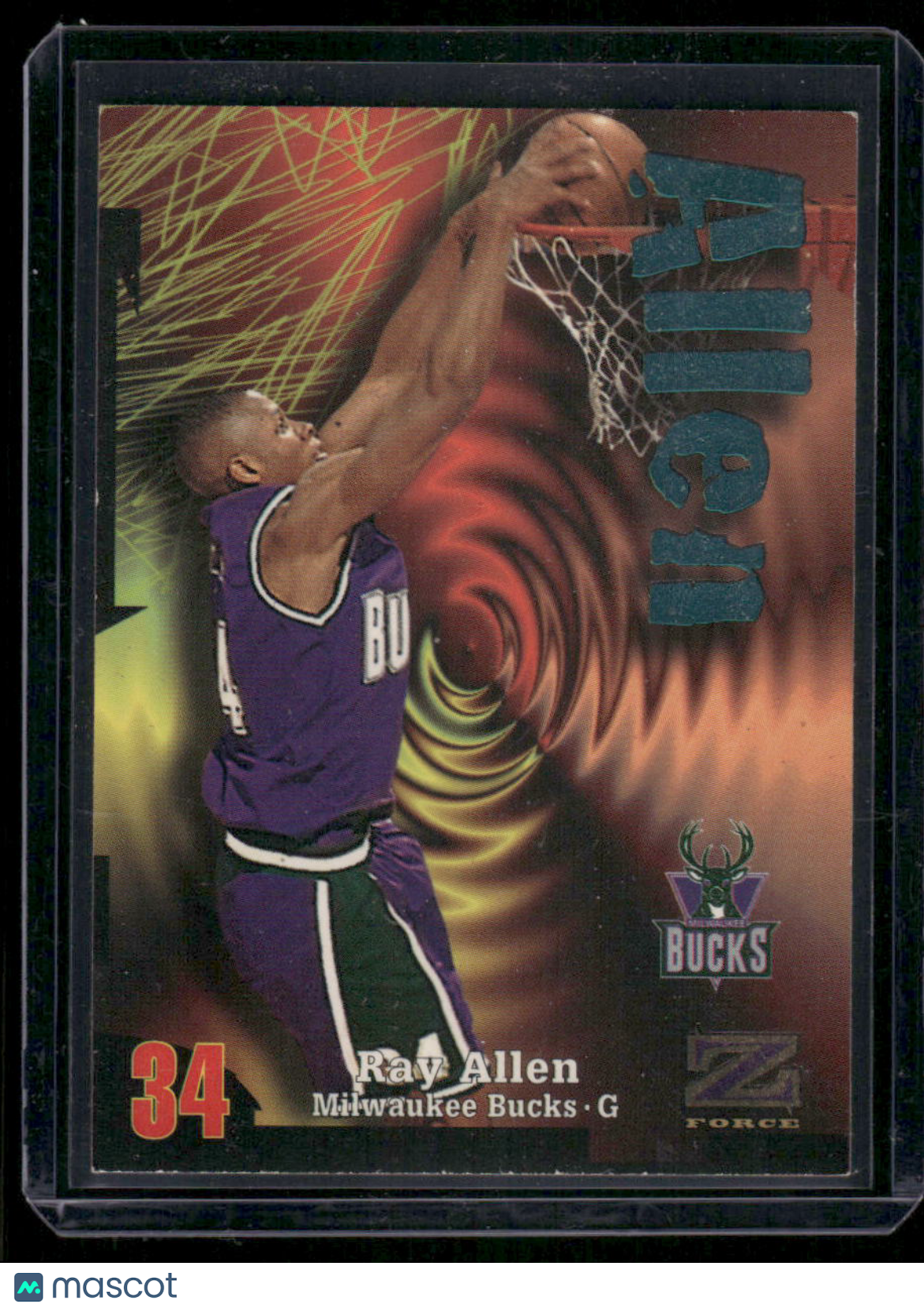 1997 SkyBox Z-Force Ray Allen #86 Basketball