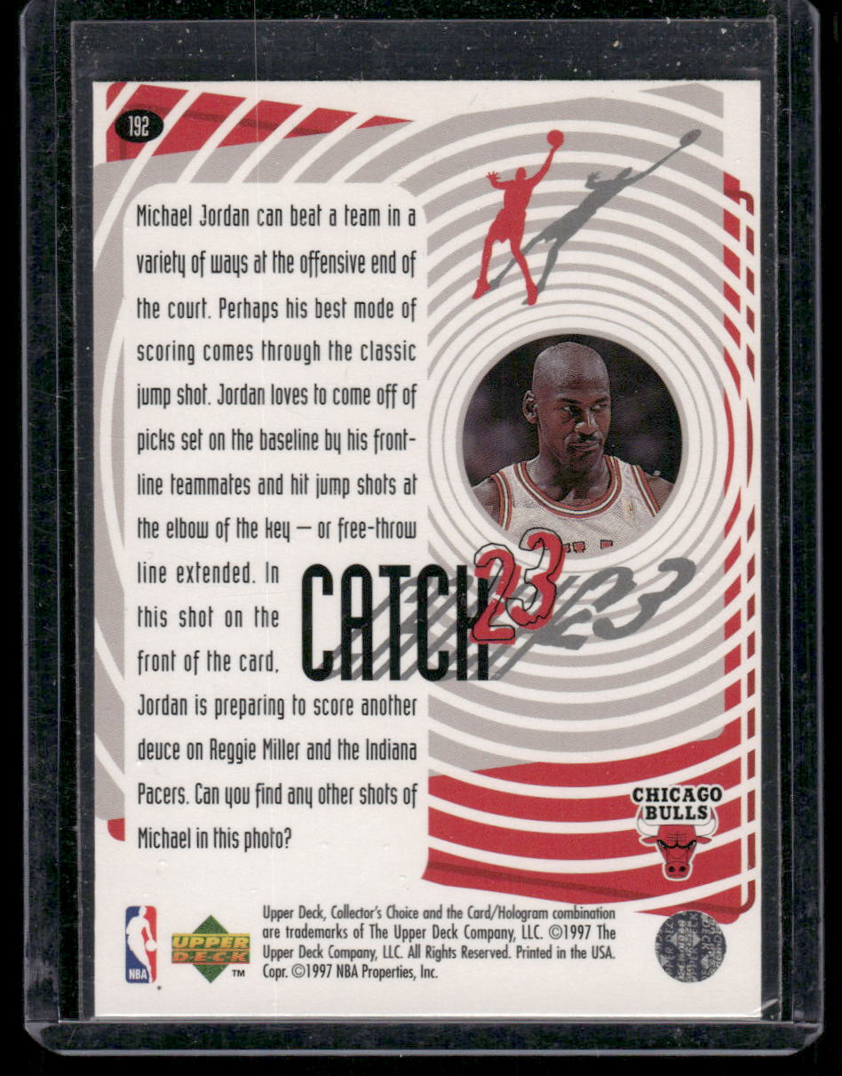 1997 Upper Deck Collector's Choice Michael Jordan #192 Basketball