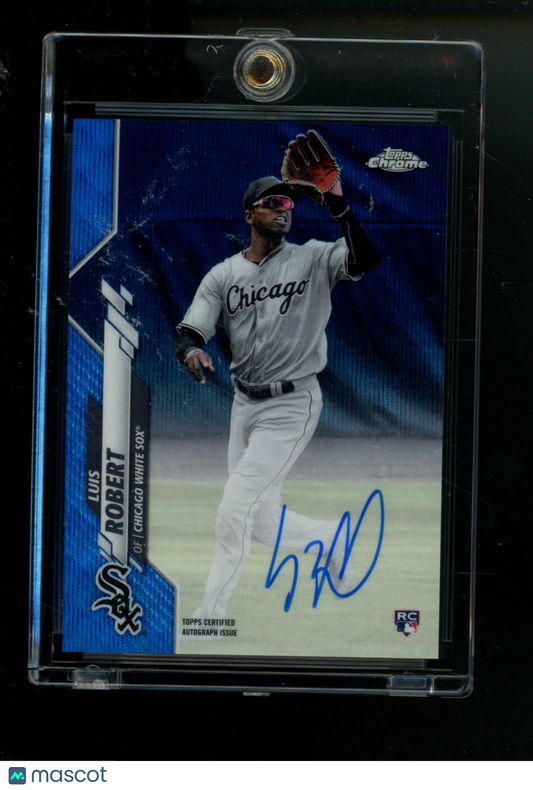 2020 Topps Chrome Rookie Autographs Luis Robert #RA-LR Autograph 140/150 RC
