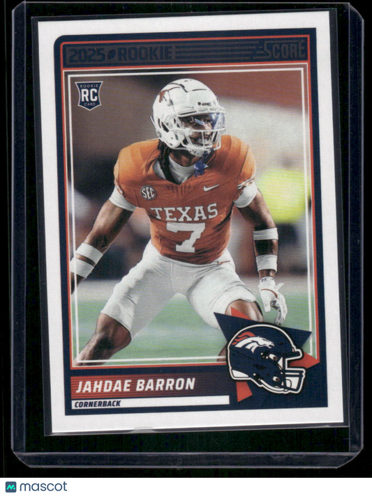 2025 Panini Score Rookie Jahdae Barron #89 RC Football