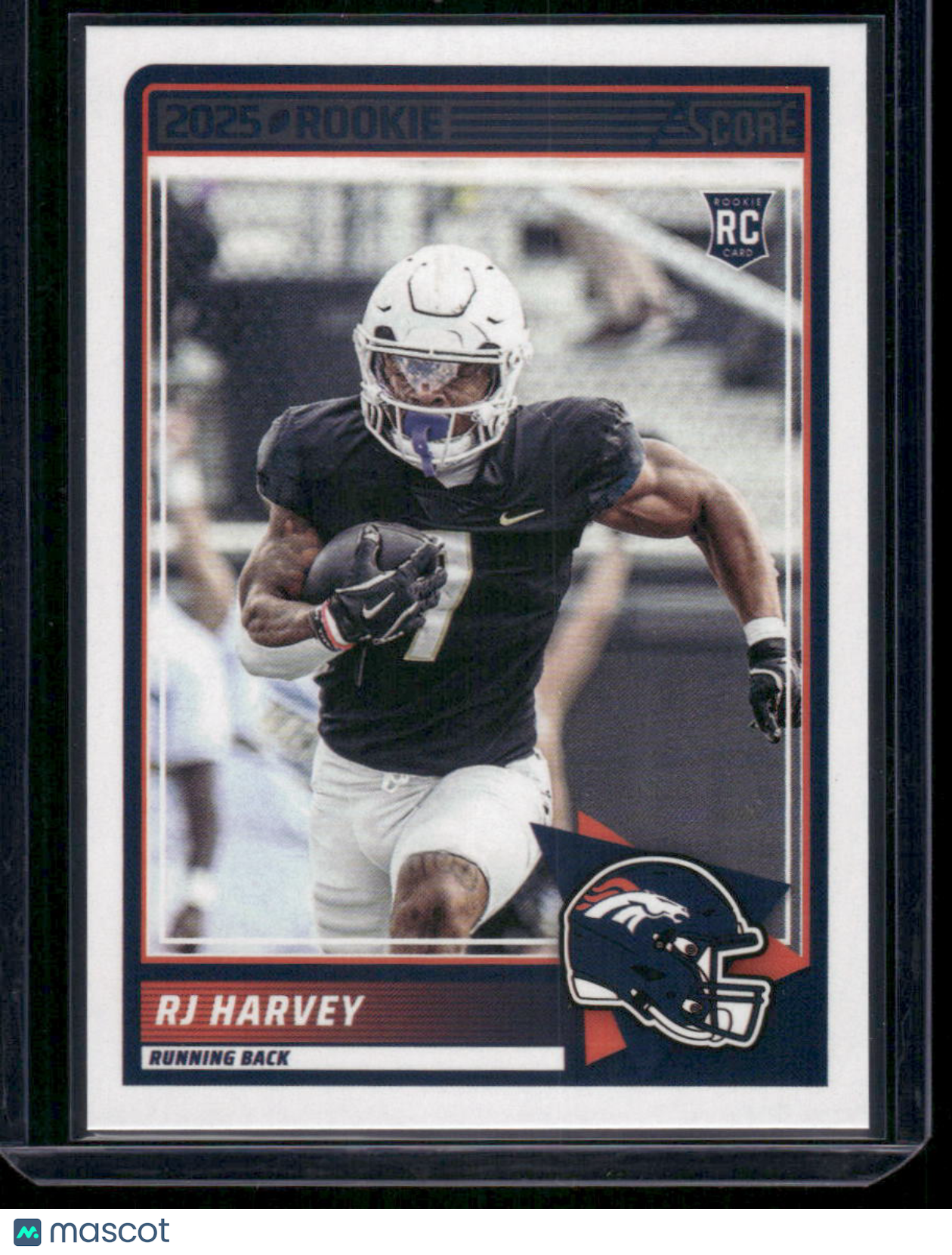 2025 Panini Score RJ Harvey #49 RC Football