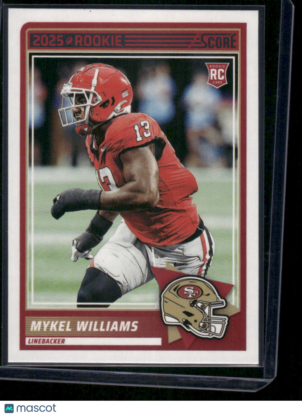 2025 Panini Score Rookie Mykel Williams #28 RC Football