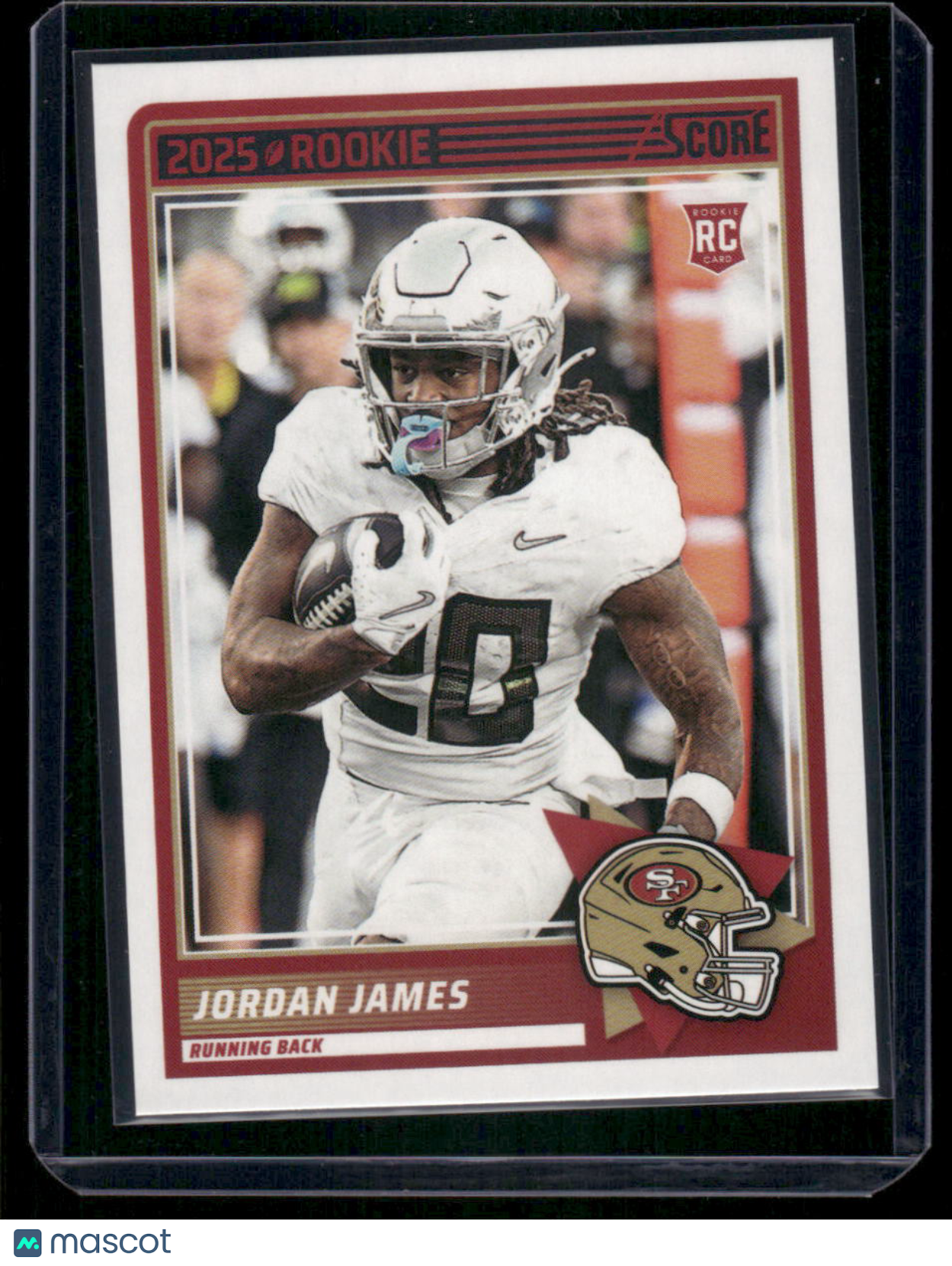 2025 Panini Score Rookie Jordan James #47 RC Football