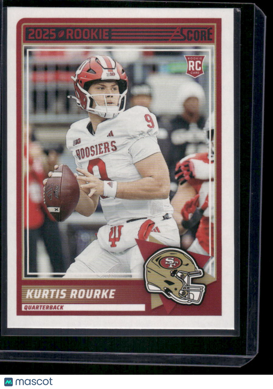 2025 Panini Score Rookie Kurtis Rourke #82 RC Football