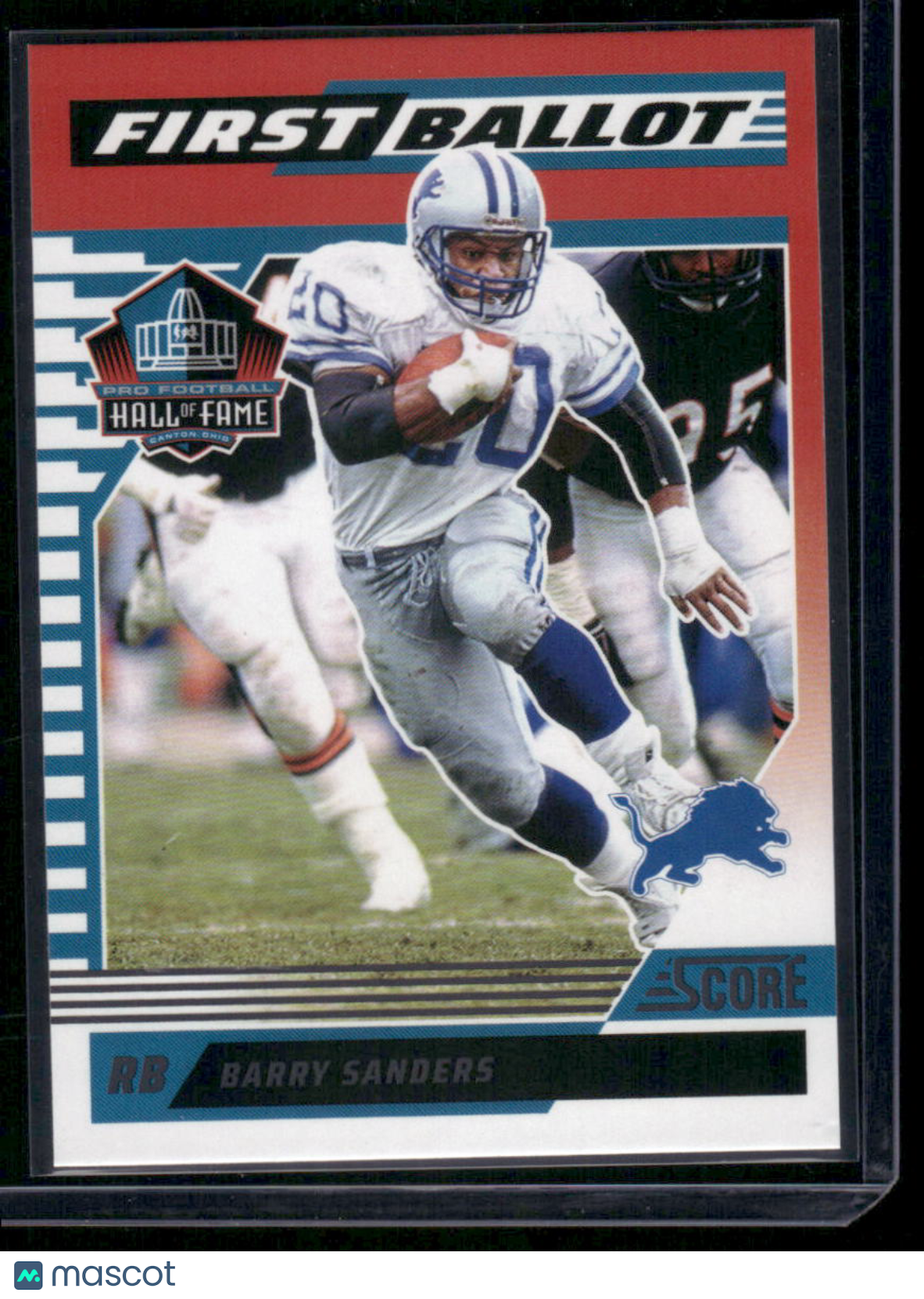 2025 Panini Score First Ballot Barry Sanders #8 Football