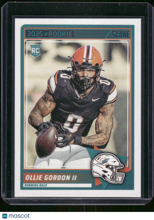 2025 Panini Score Rookie Ollie Gordon II #10 RC Football