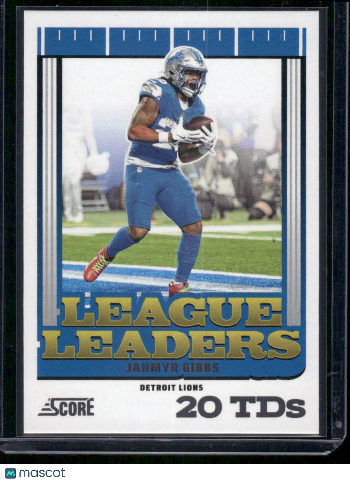 2025 Panini Score League Leaders Jahmyr Gibbs #5 Football