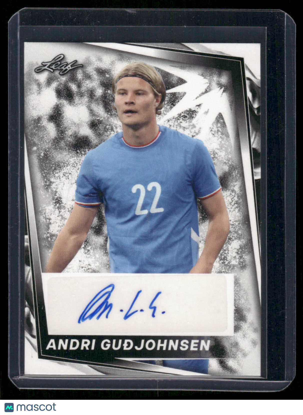 2024 Leaf Andri Gudjohnsen #BA-AG2 Auto Soccer