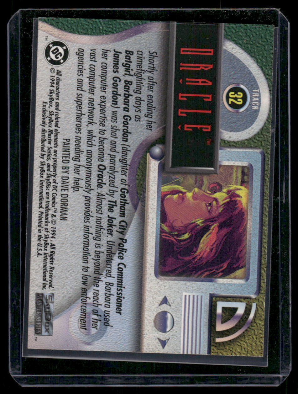 1994 SkyBox DC Master Series Oracle #32