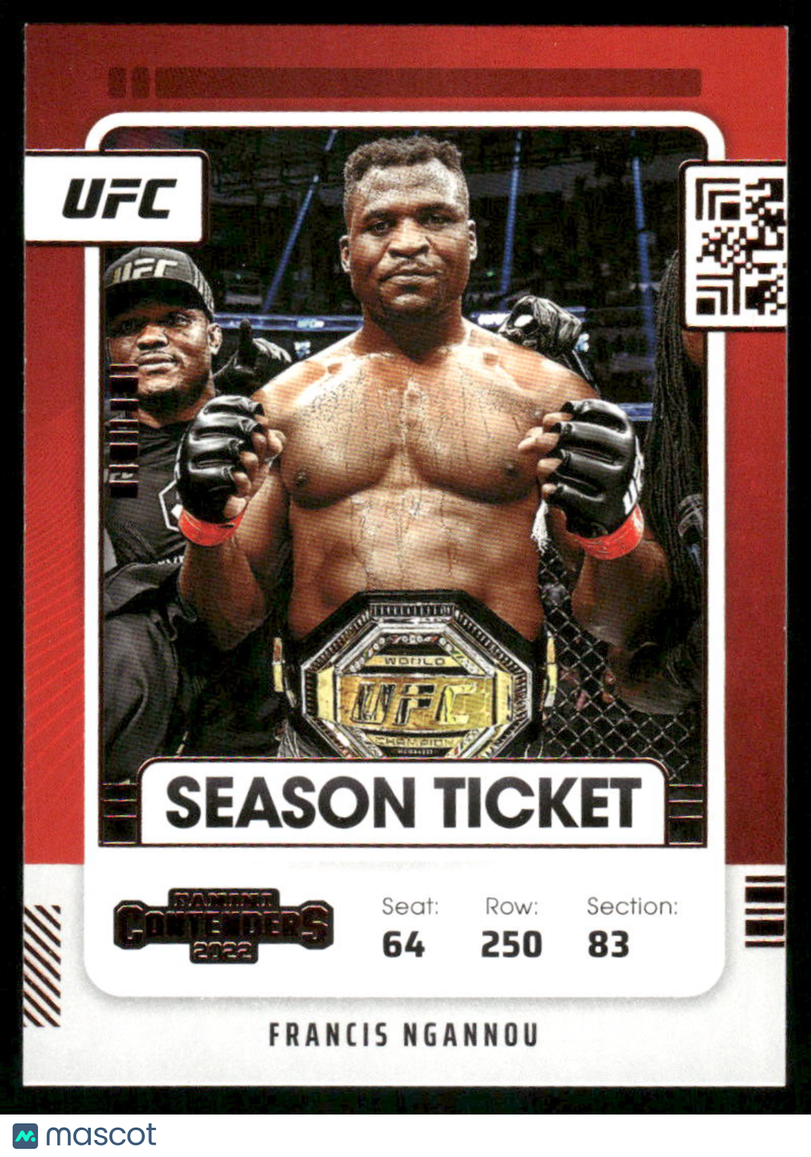 2022 Panini Contenders Francis Ngannou #104 Mixed Martial Arts (MMA)