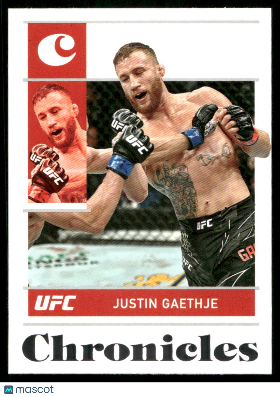 2022 Panini Chronicles UFC Justin Gaethje #47 Mixed Martial Arts (MMA)
