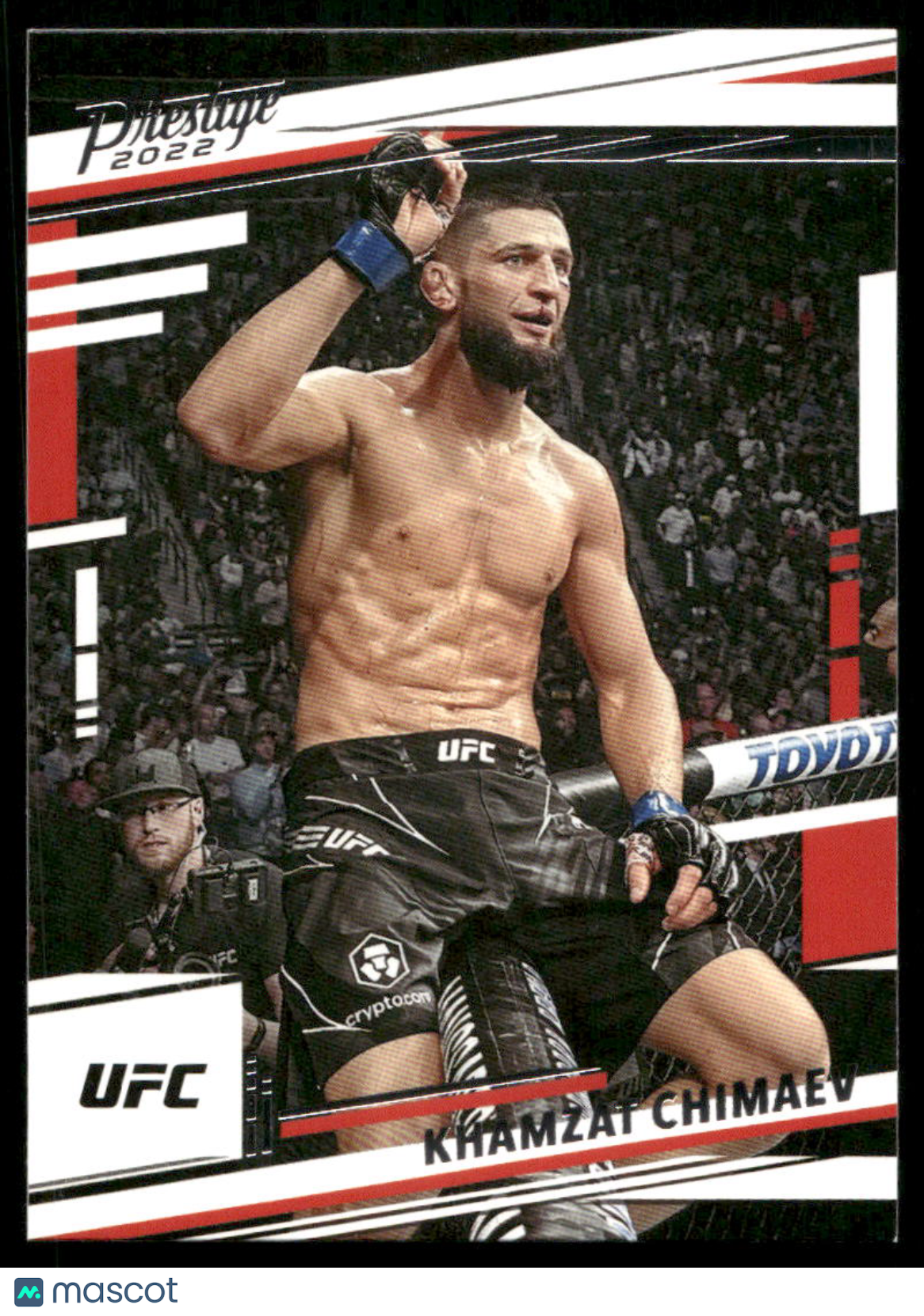 2022 Panini Prestige Khamzat Chimaev #180 Mixed Martial Arts (MMA)