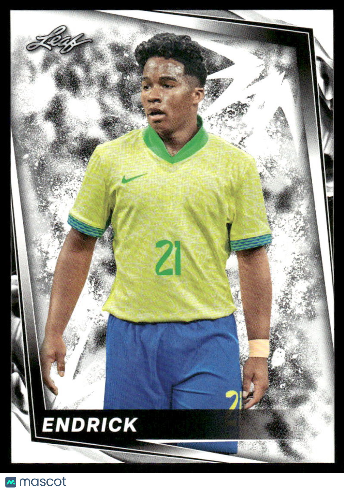 2024 Leaf Endrick #3 White Soccer