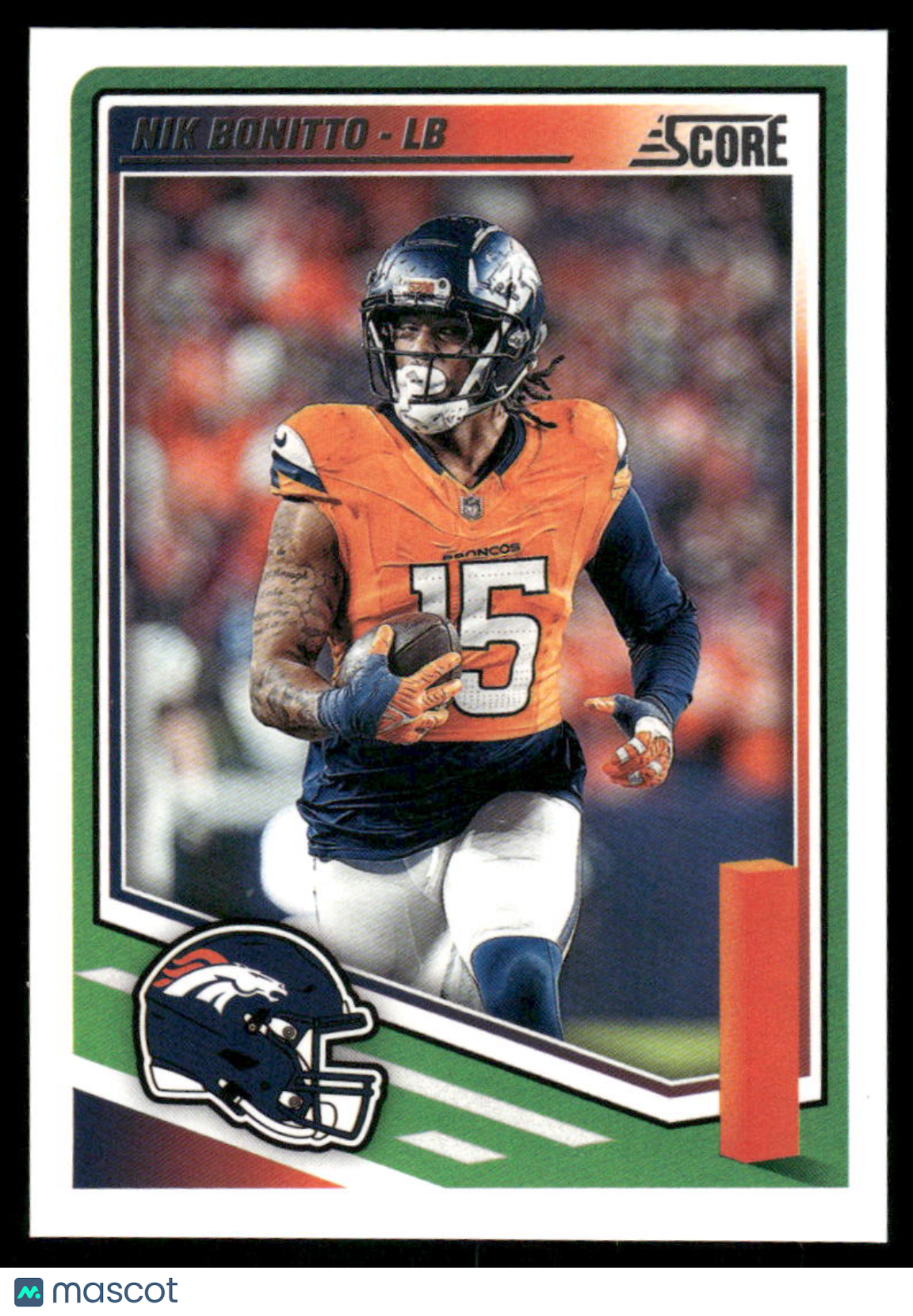 2025 Panini Score Nik Bonitto #50 Football
