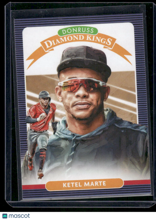 2020 Panini Donruss Diamond Kings Ketel Marte #28 Baseball