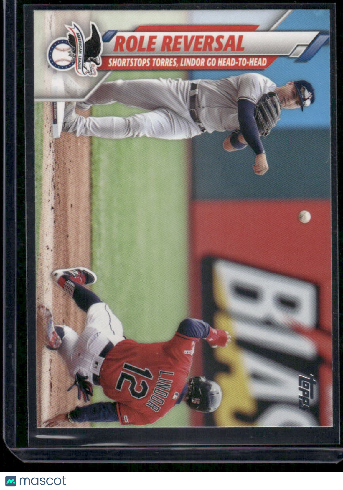 2020 Topps Series Two Francisco Lindor Gleyber Torres #696 Baseball