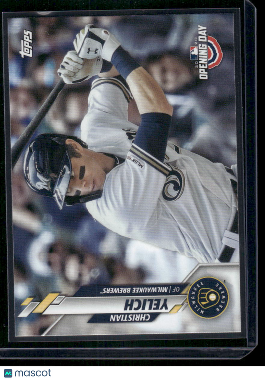 2020 Topps Opening Day Christian Yelich #163 Baseball