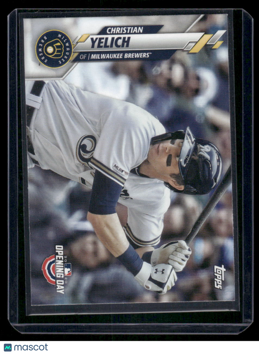 2020 Topps Opening Day Christian Yelich #T63 Baseball